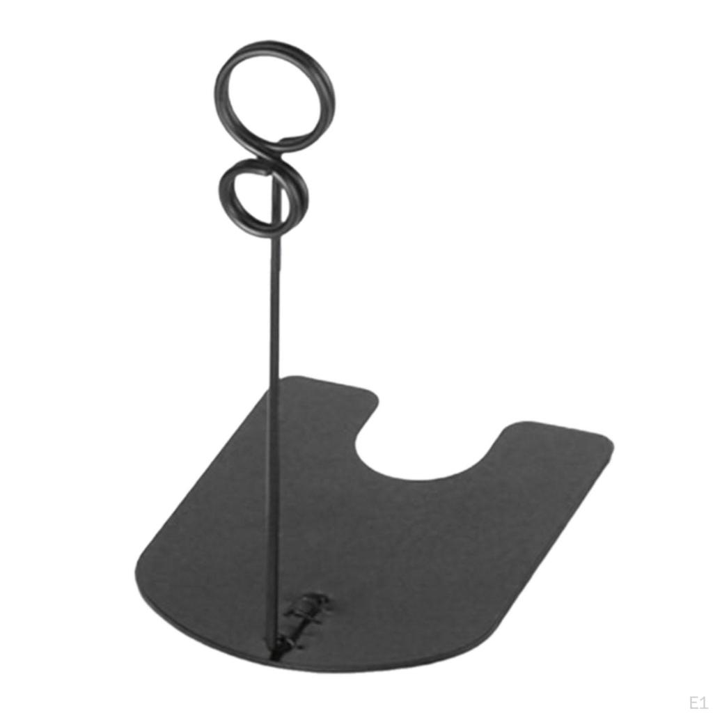 10 Stück Tischkartenhalter Tischnummernständer Warenzeichen-Schildklemmen Menüklemmen für