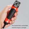 New 1Pc Multifunctional Electric Corner Screwdriver,High Torque 90 ° Right Angle Screwdriver,Manual Tool,Blue And Orange