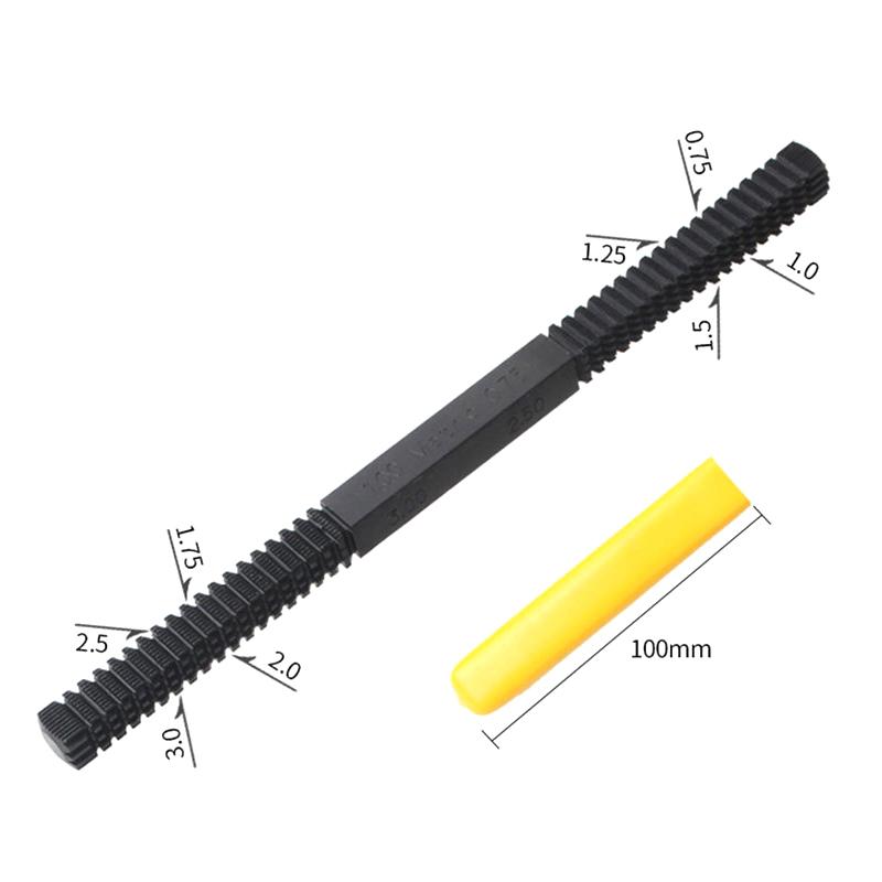 

Напильник для восстановления резьбы Напильник для восстановления метрической резьбы Очищает поврежденную резьбу Шаг 0,75-3 мм Металлическая фурнитура Ручной инструмент для самостоятельного изготовления