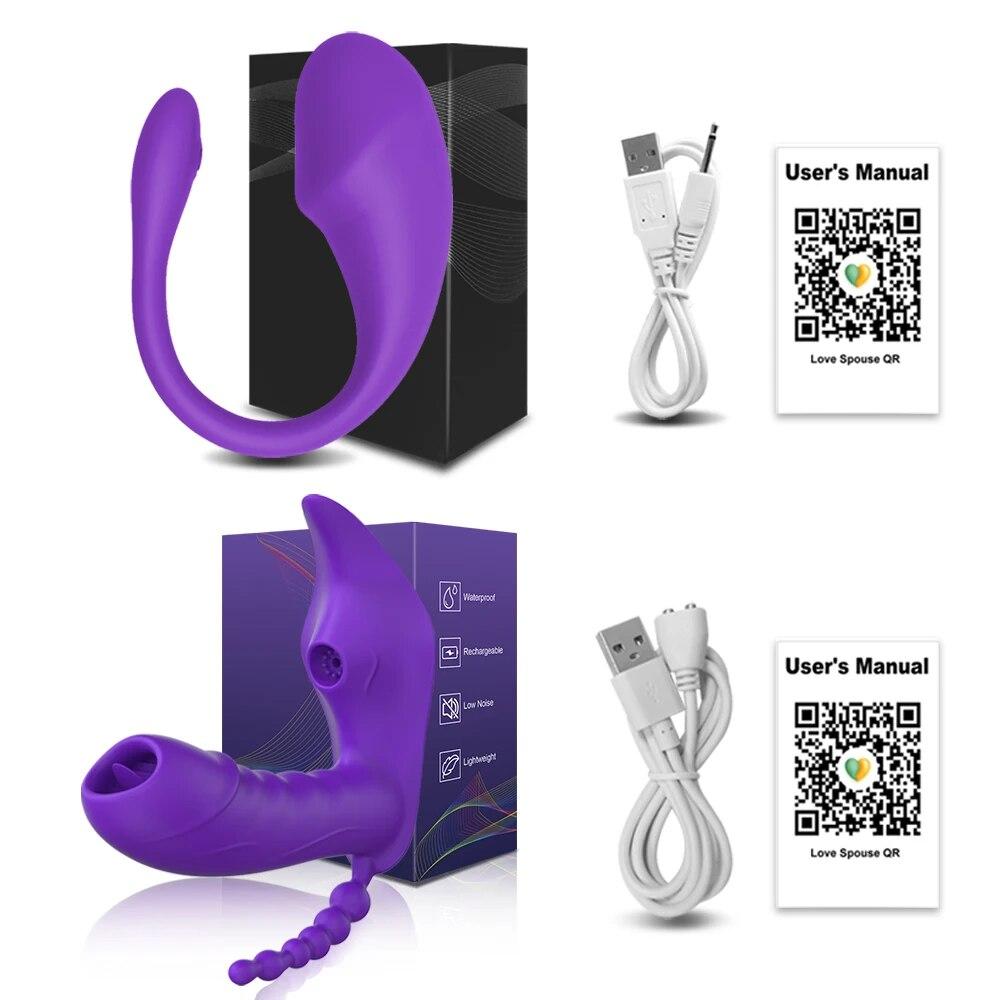 APP Combo Wireless Bluetooth G Spot Dildo Vibrator for Women Sucker Clitoris Female Wearable Panties Long Distance Sex Toys