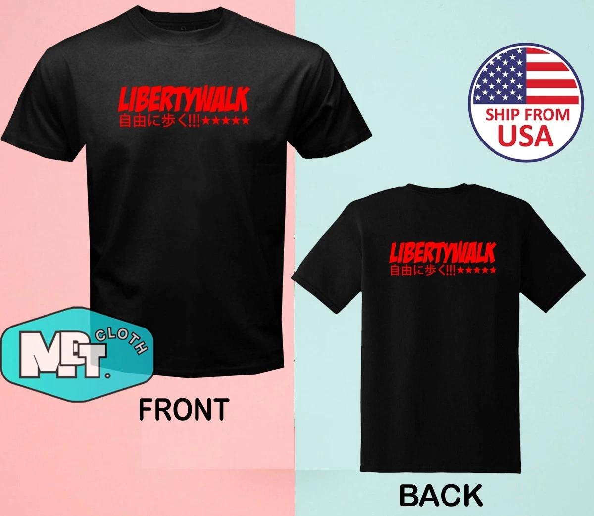 Libertywalk Liberty Walk Car Racing Tuner Men s Black Size S-5XL L