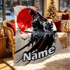 Custom Name Personalized Batman Print Blanket, Home Decor, Bedroom, Sofa, Camping, Couch, Gifts for Birthday Christmas