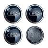 4pcs For Audi A3 A4 A5 A6 A7 A8 S4 S6 A1 A2 Q5 Suitable 60mm 61mm 68mm 69mm Automotive Wheel Hub Center Cover Replacement Badge