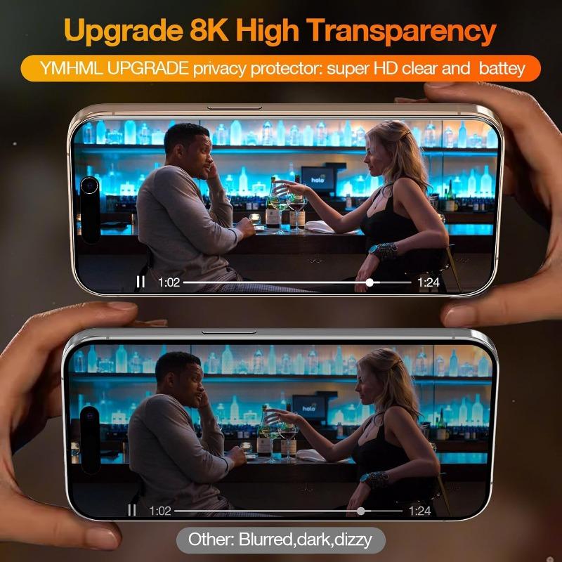 3PCS Anti-Spy Glass For iPhone 16 15 14 13 12 11 PRO MAX Privacy Screen Protectors For iPhone XR XS Max 7 8 Plus Tempered Glass