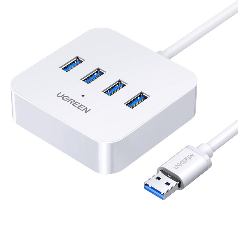 Ugreen USB 3.0 4-Port Portable Hub кабеля 1,5 м