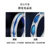 Starry Sky Couple Rings Set Sterling Adjustable Geometric Design Romantic Gift Her Him