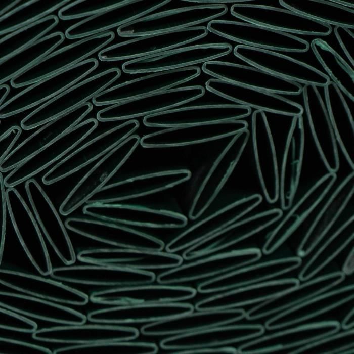 Canisse PVC double face - NATURE - 1 x 3 m - 1600 g/m² - Occultant 4/5 - Anti-UV - Vert