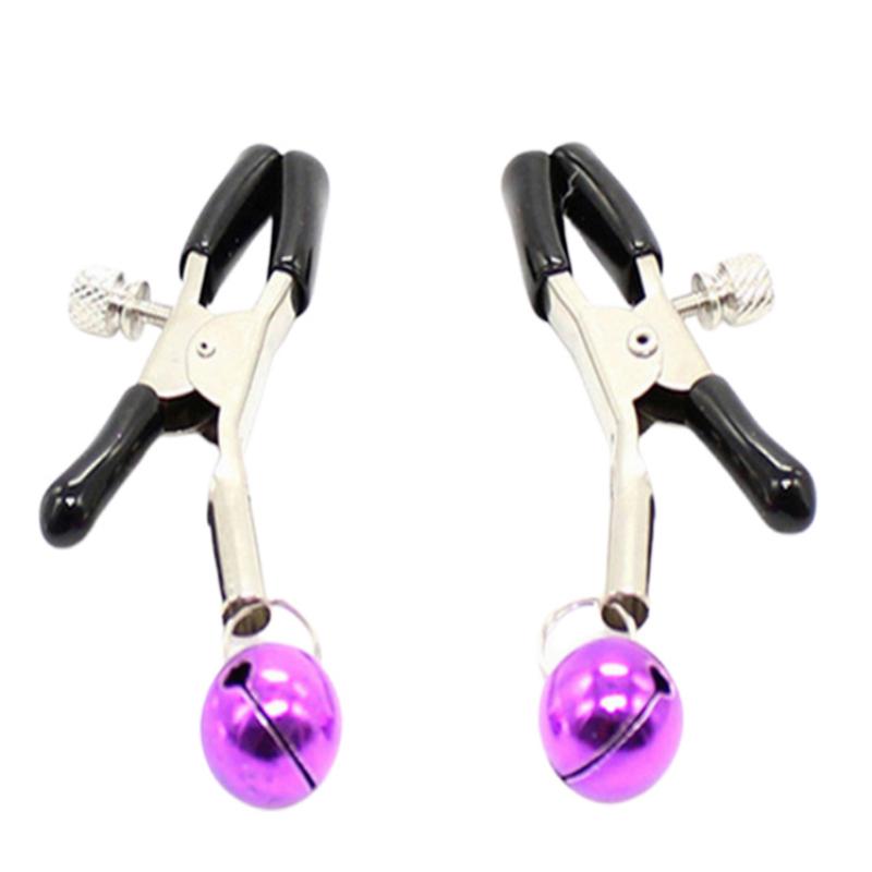 1 Pair Adult Nipple Clamps Metal Milk Clip Breast Clitoris Massage Sex Toy for Couples Novelty Lover Game Female Sex Toys