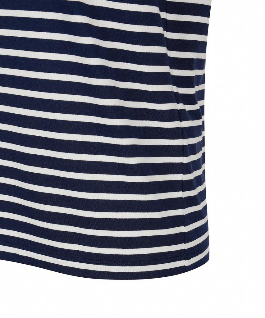 DISCOVERY EXPEDITION Women'S Striped Short Sleeve T-Shirt (D/Navy)