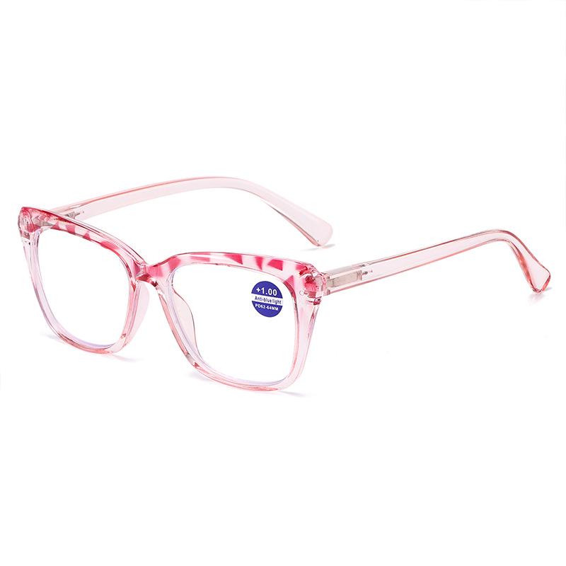 

European & American HD Anti-Blue Light Reading Glasses for Seniors - Fashionable, Anti-Fatigue Prescription Glasses +1.00