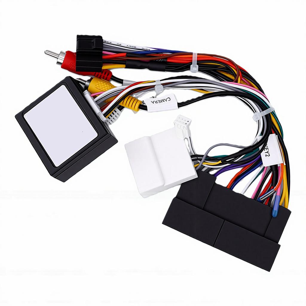 16pin Car Radio Stereo Power Wiring Harness and Canbus Box Replacement for Elantra 2016 2018