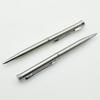 Mini Penna a Sfera Portatile in Metallo 0,7 mm Ricarica Nera Penna a Sfera a Rotazione Penna per Firma Materiale di Cancelleria per Ufficio/Scuola