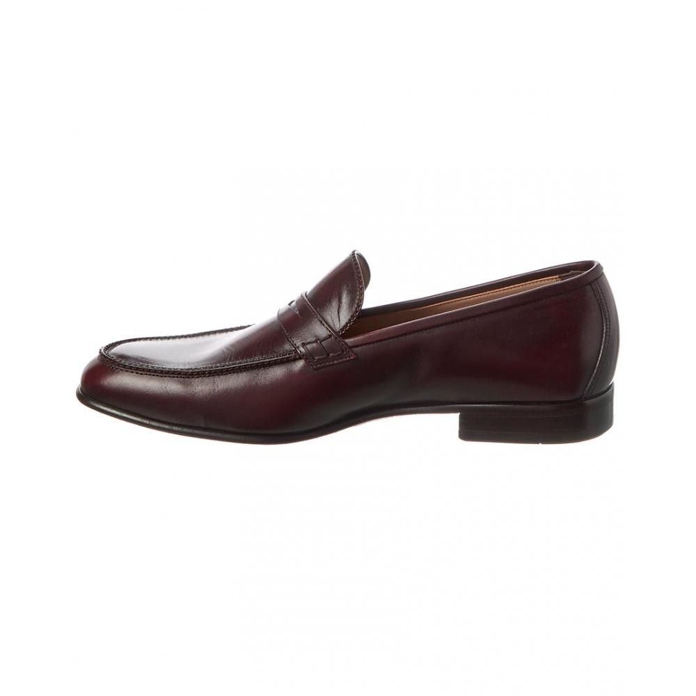 Salvatore Ferragamo Ferragamo Leather Loafer Brown