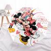 Mickey and Minnie Themed Automatic Opening and Closing Umbrella, Brightly Colored 8-rib Portable Umbrella, Suitable for Men and Women, A Perfect Gift