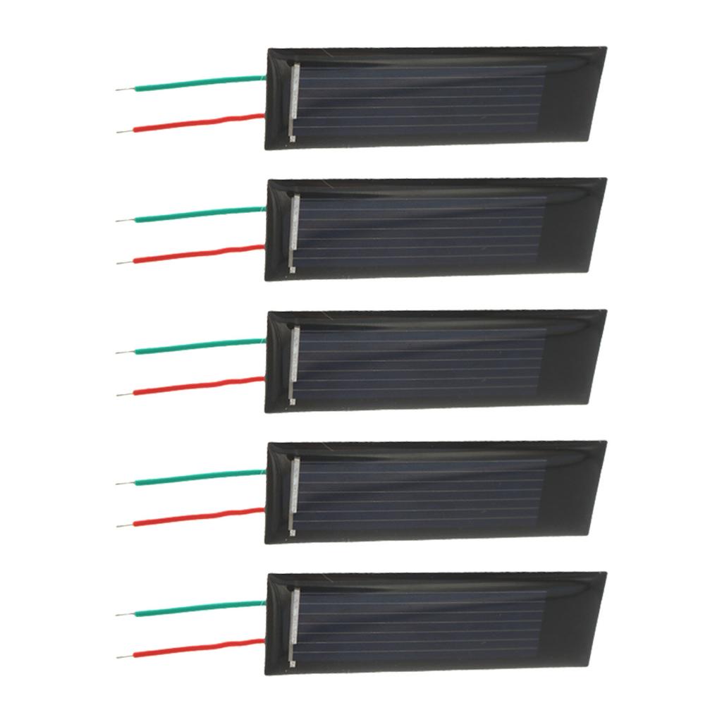 Solární panel 0,5V 130MA s dráty Zalévaný lepicí deskou Solární epoxidový panel Polysilikonová deska Modul solárních systémů Odolný