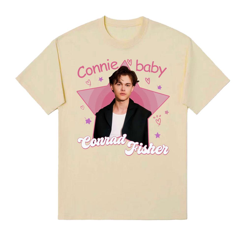 Conrad Fisher Connie Baby T Shirts Unisex Women Fashion Aesthetic Short Sleeve T Shirt Vintage Casual Cotton Popular T-shirts S