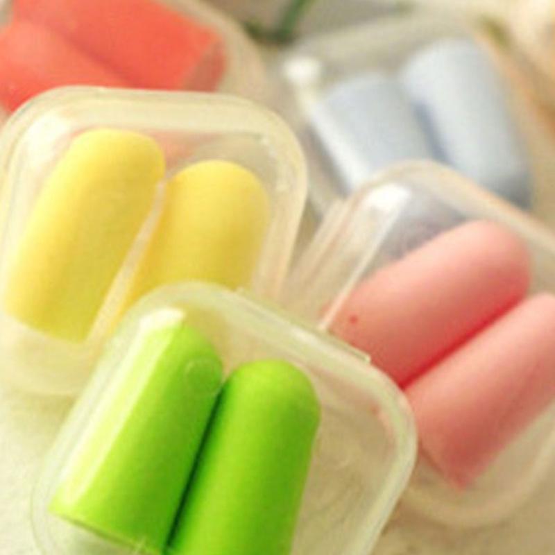 Individually Packaged Disposable Soundproof Sponge Earplugs for Sleep