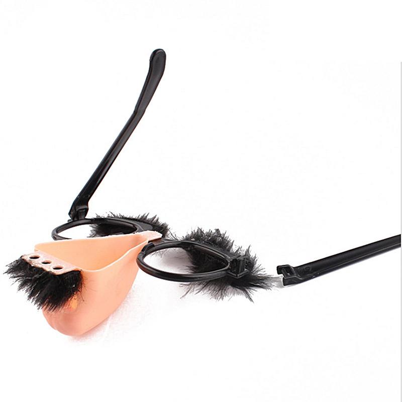 Funny Disguise Glasses Toy for Halloween Creative Nose And Mustache Glasses Adult Children Big Nose Tricky Props Halloween Decor