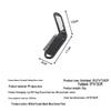 Portable Folding Mirror Comb Set