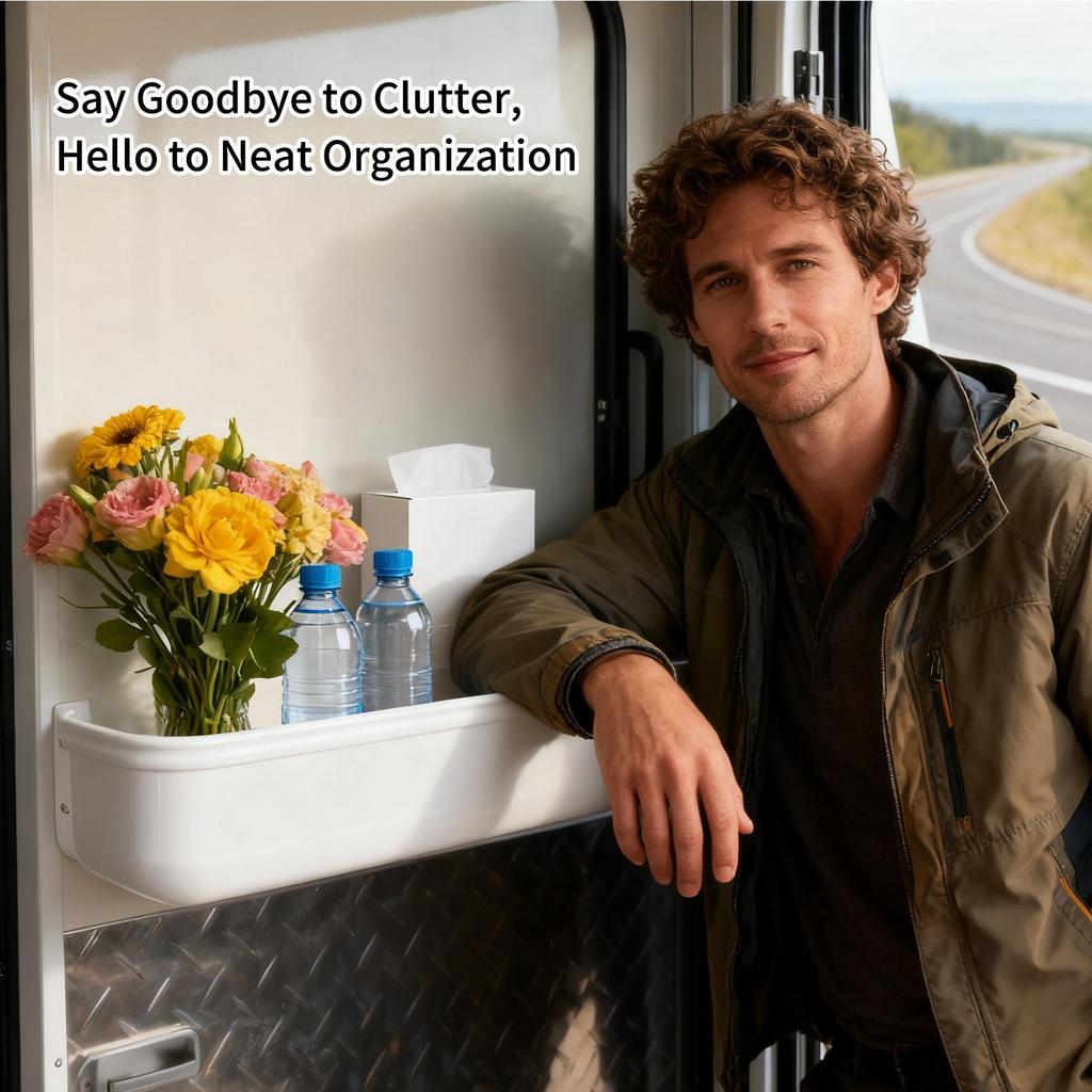 Door Organizer for RV Multifunctional Automotive Interior Organization Bin Car Door Side Insert Organizer Box for Trailer RV