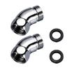 2 set Hand Shower Elbow Joints Featuring 135° Adjustment Sprays Angle Control Shower Hose Connectors for Bathroom