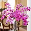 3D Printing Simulation Butterfly Orchid Flower 9 Heads Fake Moth Orchids  Hotel Restaurant