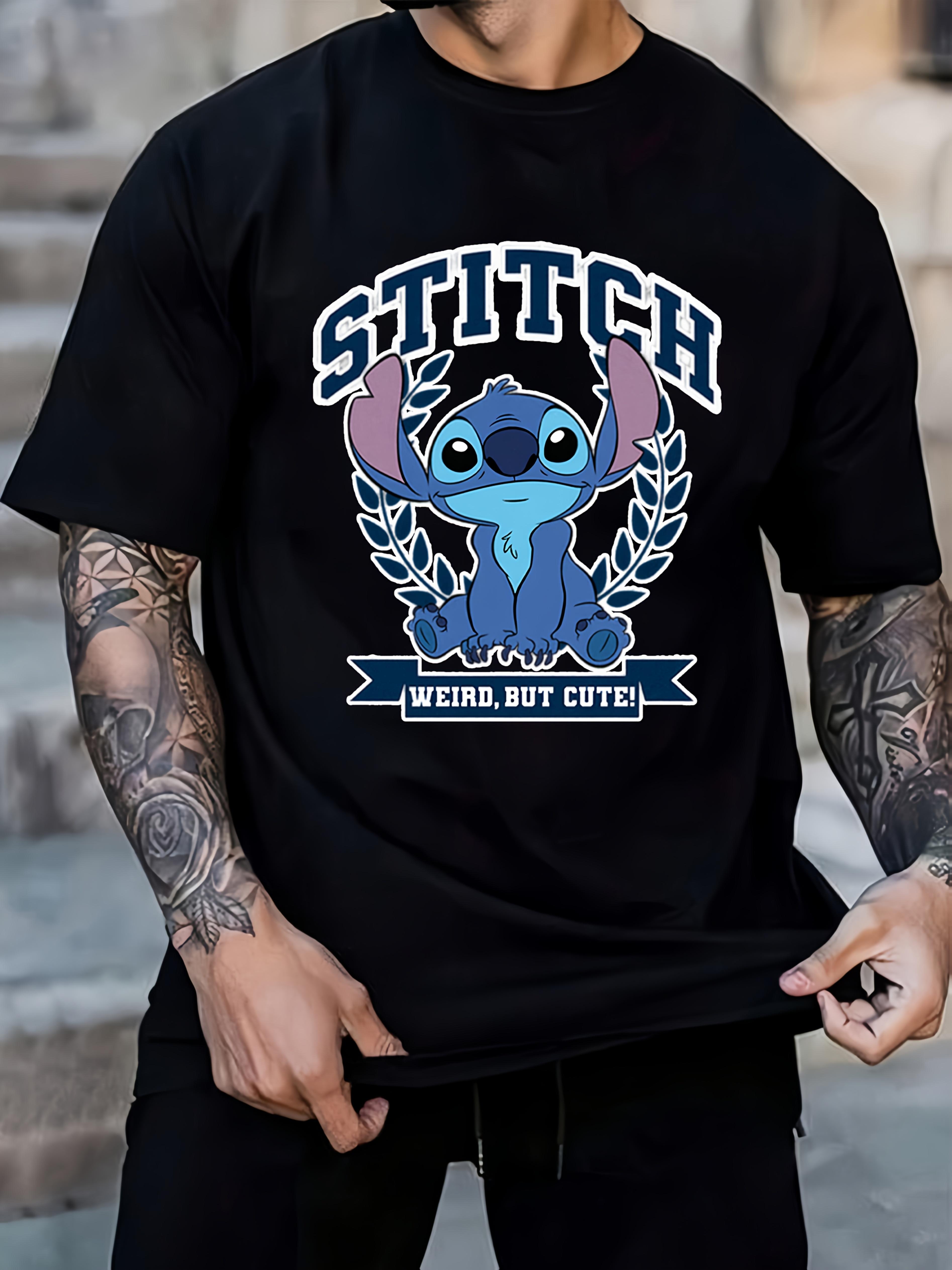 Disney Stitch Graphic T-shirt -  Weird But Cute  Design XXXL