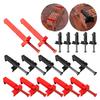 BHBL Bricklaying Wire Drawer Brick Leveling Line Runner Puller for Construction Building Fixer Measuring Tools Red 2PCS