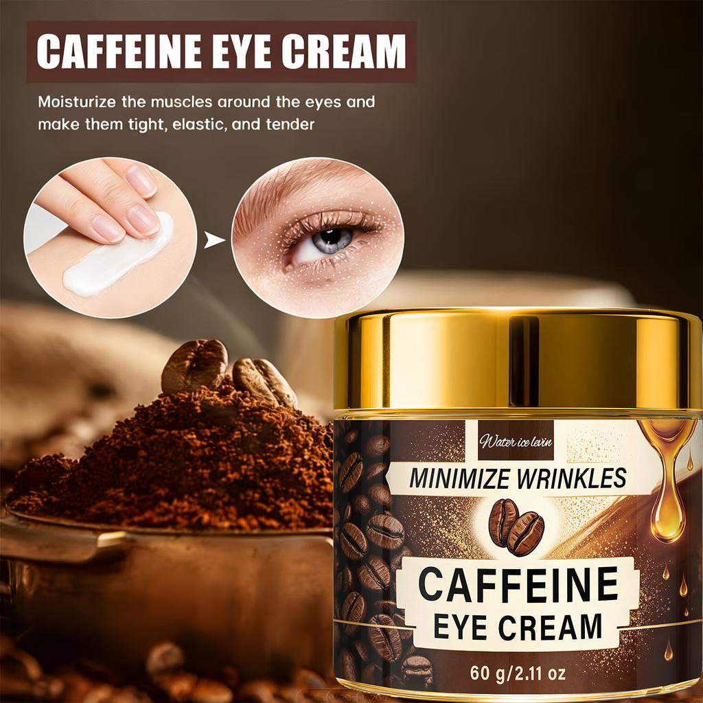 Caffeine Eye Cream 60g Hydrating Firming Eye Skin Care Moisturize Tender Delicate Under Eye Skin Daily Eye Care Cream