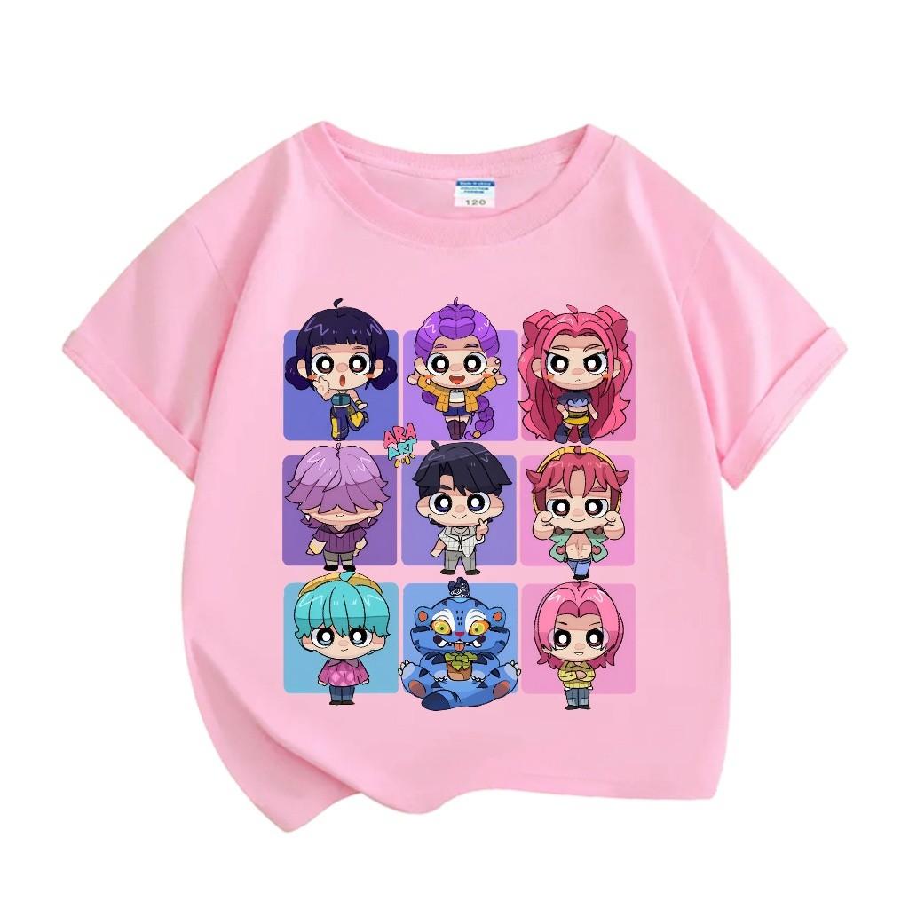 Fashionable children s T-shirt short sleeved casual T-shirt for boys and girls 100