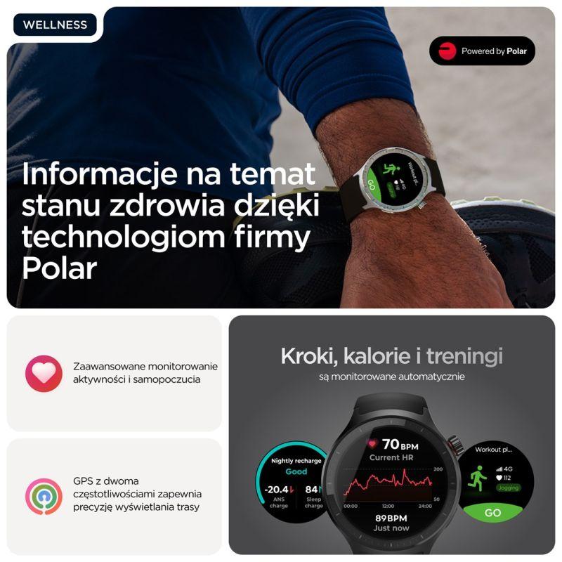 Motorola Moto Watch Smartwatch 1.43 OLED 47mm Black