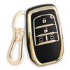 Compatible with Toyota TPU Key Case Smart Key Cover Shockproof