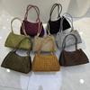 New Style Woven Parachute Bucket Bag Fashionable High-end Large-capacity Portable Underarm