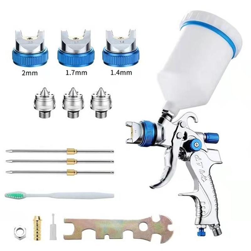 Profesjonalne pistolety natryskowe 1.4/1.7/2.0mm Spray Airbrush Mini pistolet natryskowy do malowania narzędzia aerograf