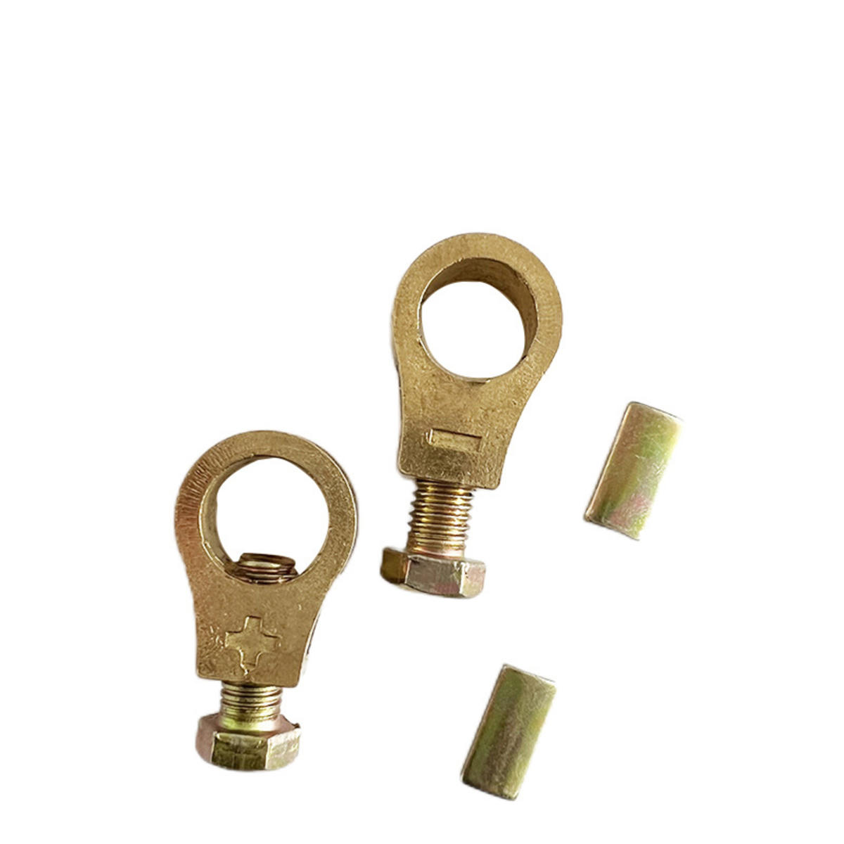 

Car Battery Terminal Connector Clip Pure Copper Heavy-duty Battery Connection Clamp Durable for Van Boat Truck Caravan one size