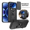 For Xiaomi 17 Pro Max Case Slide Lens Protector Armor Phone Cover For Mi 17 Mi17 Pro Mi17Pro Max Ring Stand Shockproof Fundas