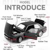 1:24 M3 Floral Version E30 Car Model Toy Diecast Metal Music Light Shock Absorption Racing Cars Models Hobby Gifts for Boys