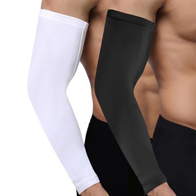 Manchette de basketball unisexe avec coudière et protège-poignet - Lycra, Antidérapante, Respirante, Protection solaire pour le sport, le cyclisme, la course à pied.