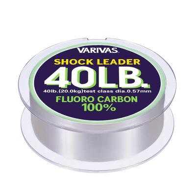 Morris Shock Leader VARIVAS Fluorocarbon 30m 12 Gou 40lb Natural