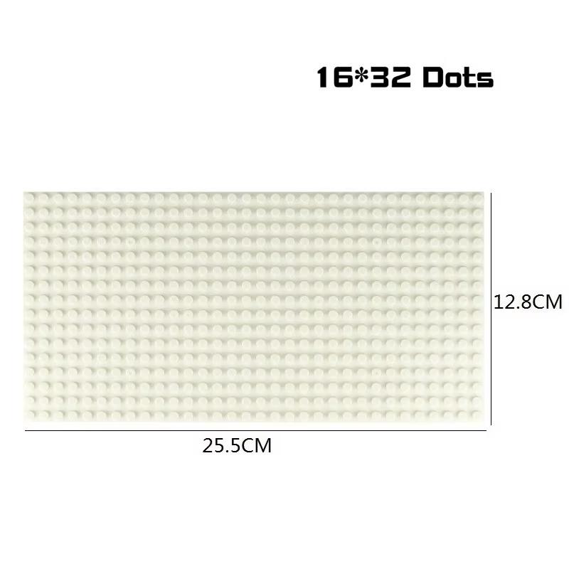 Classic Baseplate 32x32 Dots Building Blocks Bricks Base Plates DIY Plastic Board Building Blocks Baseplates Construction Toys