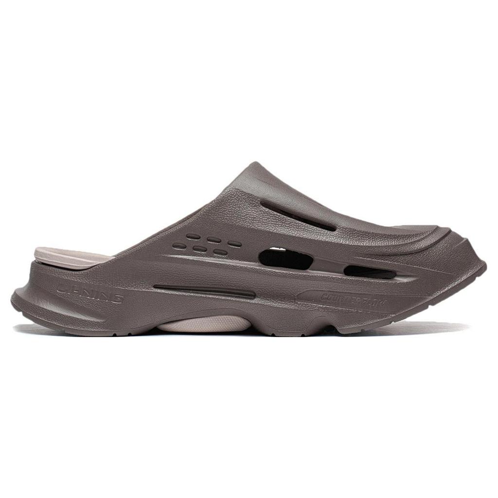 Li Ning EVA Clogs Unisex Mushroom Umber AGLT077-5