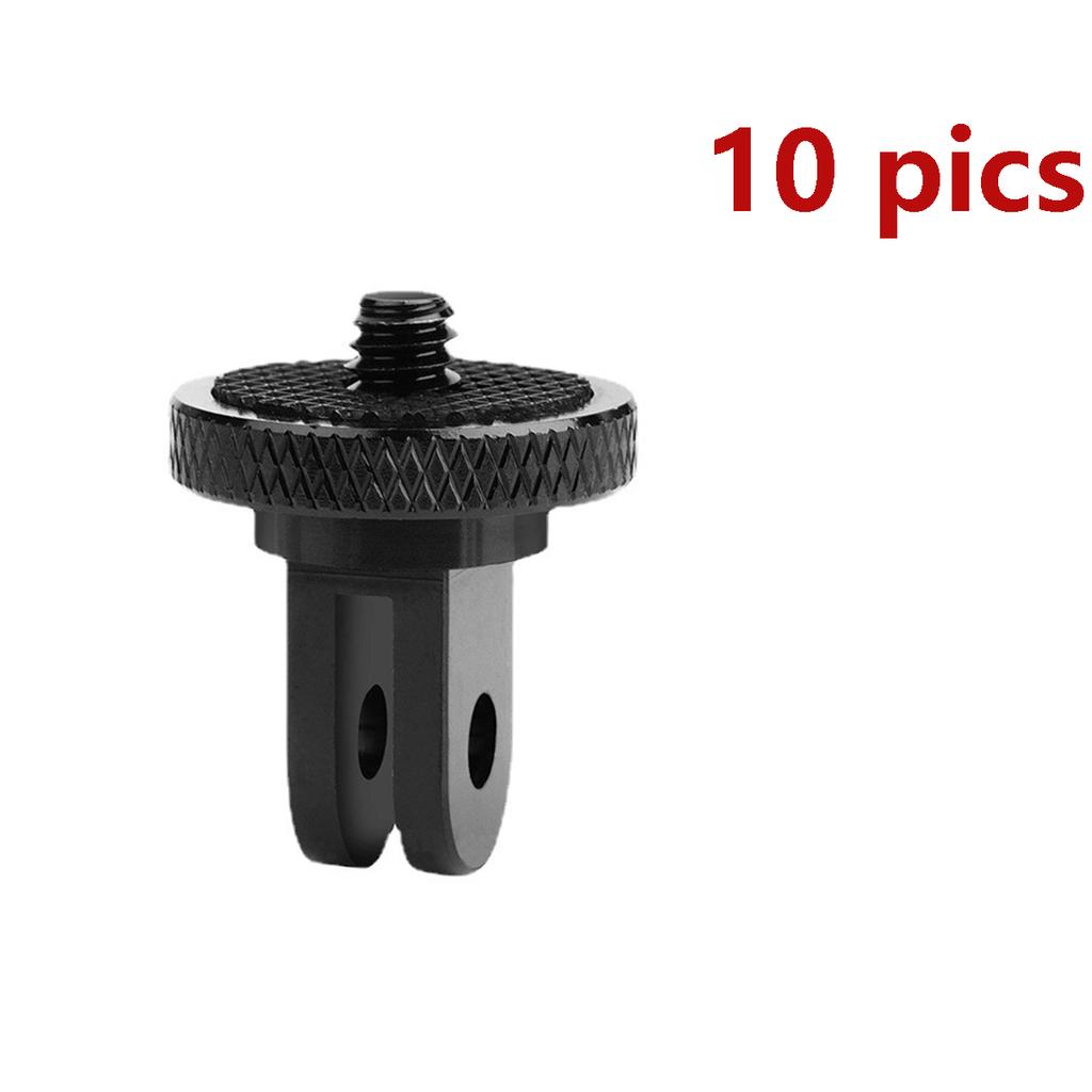 1/4 Inch Screw Tripod Adapter Aluminum Converter Mount Holder For Go Pro 13 12 11 Insta360 X3 X4 DJI Action Camera Accessories