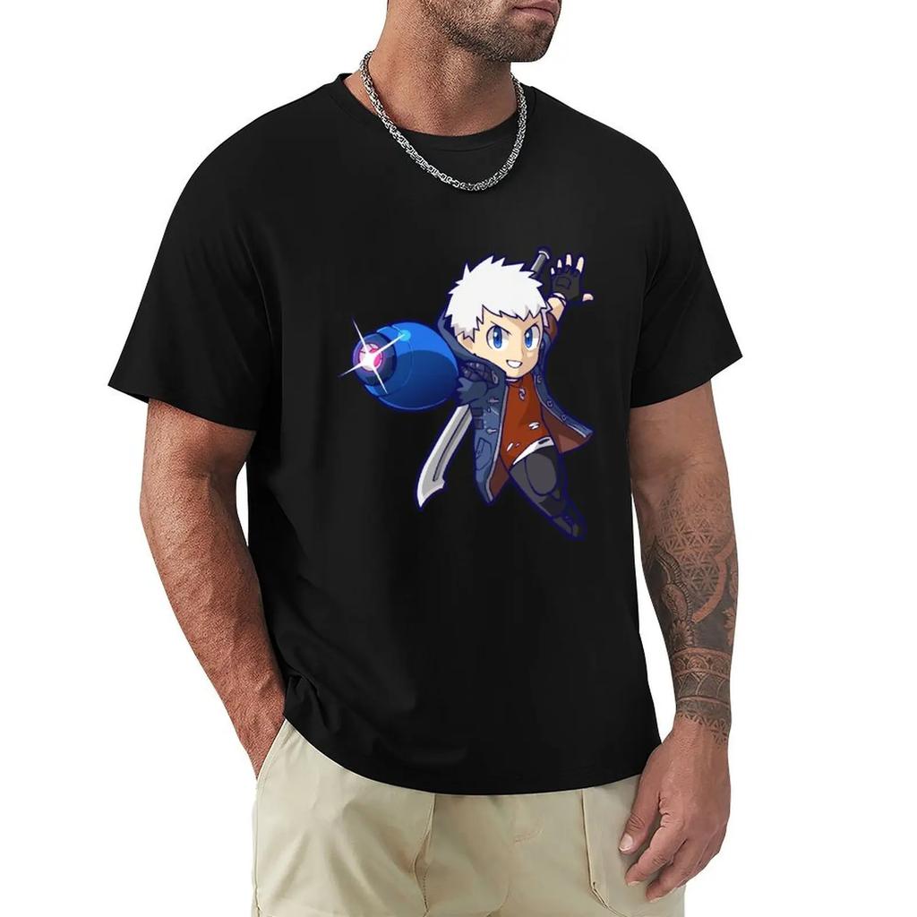 Mega Buster Nero T-Shirt Baggy Shirts Custom Shirt Men Clothing