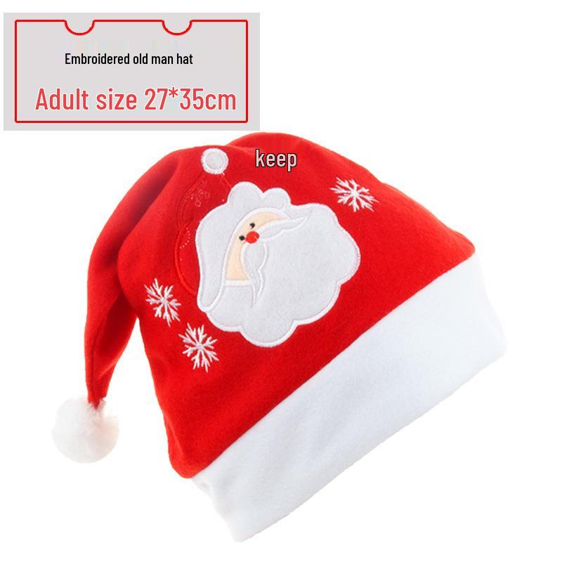2025 Luminous Christmas Hat: Snowman & Reindeer Design for Kids & Adults