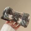 Bow Shaped Meatball Head Grab Clip Women's High-end Shark Clip New Unique and Beautiful Hairclip Fashion Hair Accessory Autumn