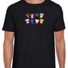 Stevenage Retro Trikots Schwarzes T-Shirt Erwachsenen T-Shirt Tee Tolles Geschenk Für Fans