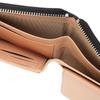 Aries Men's Cordovan Bifold Wallet with Round Zipper, Black