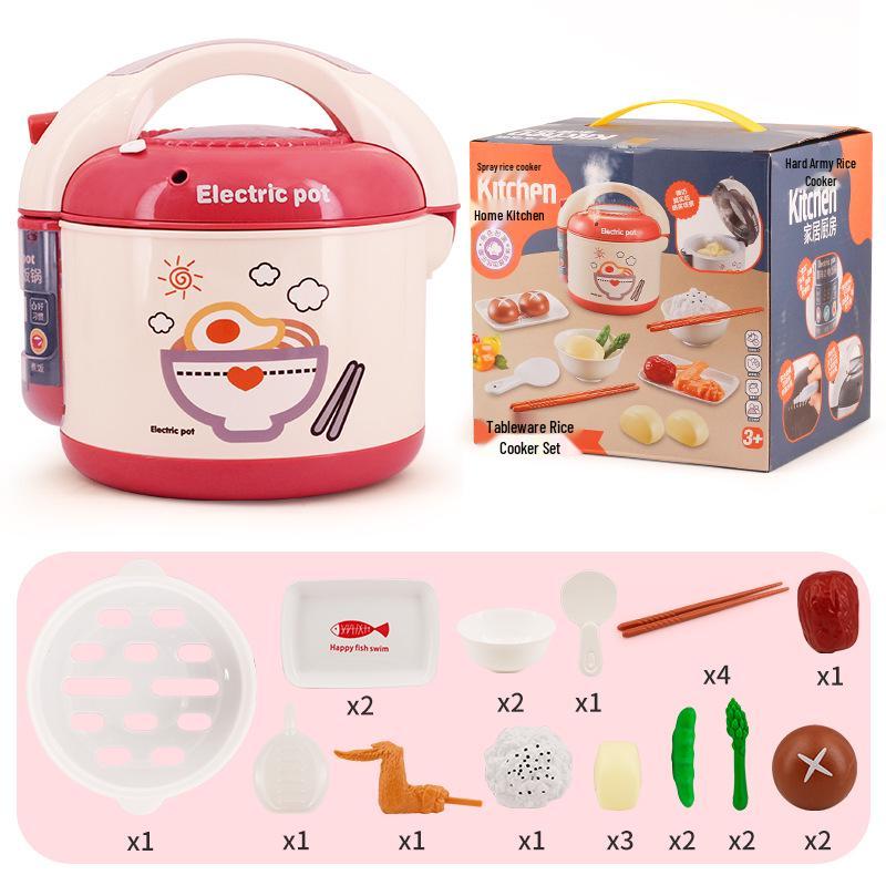 Smart Spray Pretend Play Kitchen Set with Lights & Voice