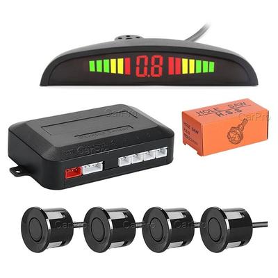 4 Radar Sensörlü Evrensel Araç LED Park Sensörü, Engel Mesafesi İçin Doğru Dijital Gösterge, Parktronic Kit