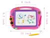 Magnetic Drawing Board Erasable Colorful Doodle Drawing Board Toy for Kids Writing Sketching Pad